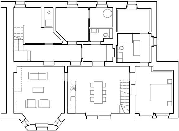Grundriss Gartengeschoss