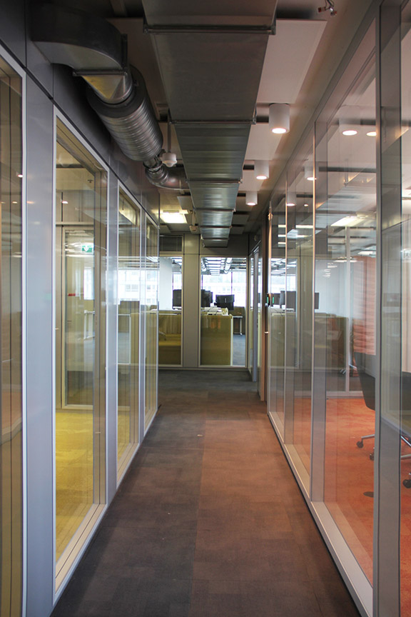 Zone zwischen gelb und orange